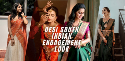 Desi South Indian Engagement Look: Guide for Brides and Guests