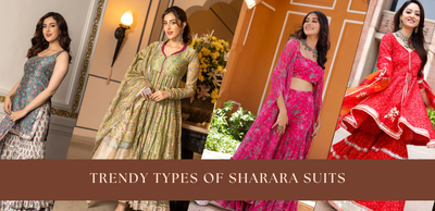 8 Trendy Types of Sharara Suits for Women