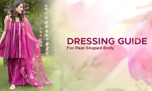 Dressing guide for pear shaped body