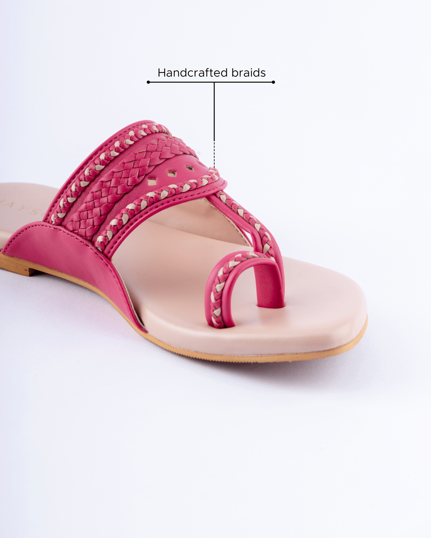 Sienna Pink Kolha Flats