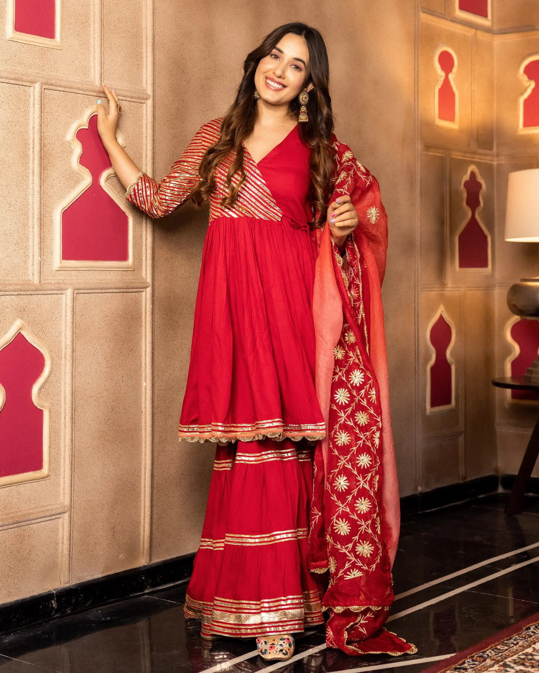 Sharara suits on fashion myntra