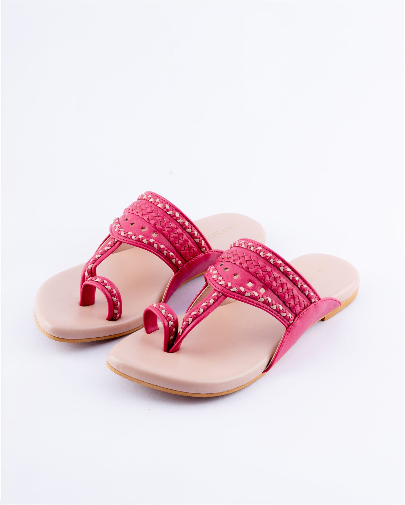 Sienna Pink Kolha Flats