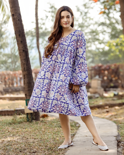 Buy HOMEZILLA Western Dresses for Women | A-Line Knee-Length Dress | Midi Western  Dress for Women| Short Dress Online In India At Discounted Prices