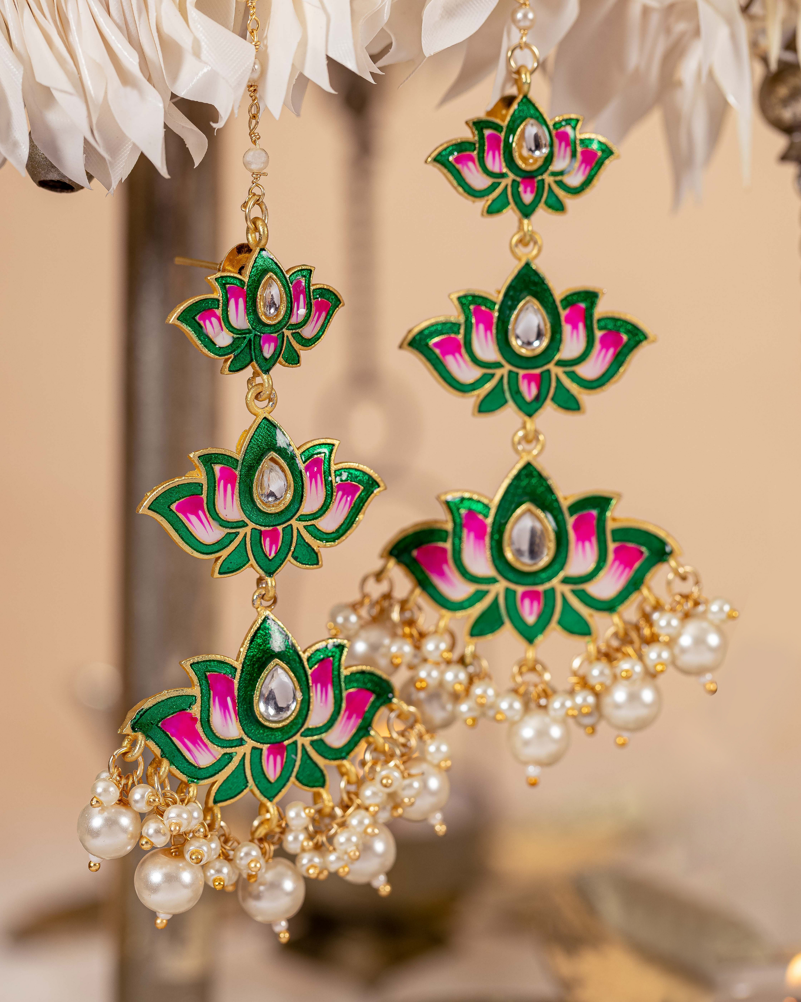 ASHA by Ashley McCormick Lotus Earring – Asha By ADM